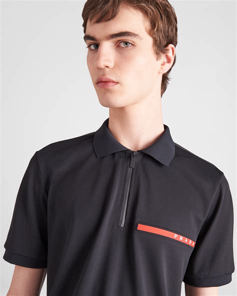 mens prada polo shirts|Prada polo tee price.